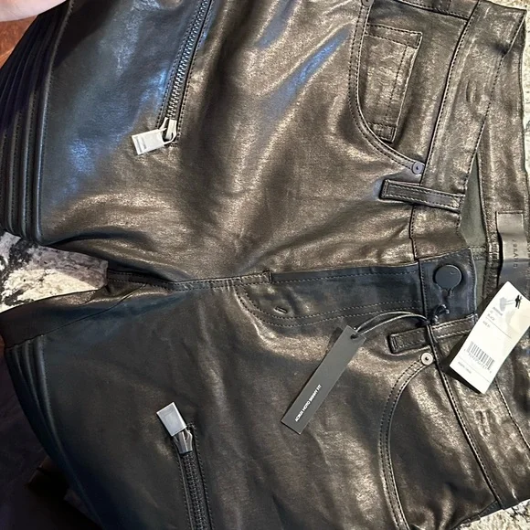 I BRAND HEAVY LEATHER PANTS